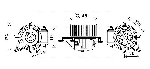 AVA QUALITY COOLING Salona ventilators PE8390